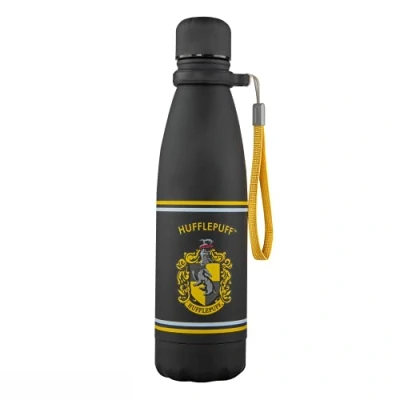 Afbeelding van Harry Potter Waterfles Thermo Water Bottle Hufflepuff Zwart