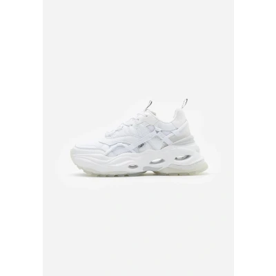Afbeelding van Buffalo Triplet Hollow Sneakers laag, Dames, Maat: 37, White Imitatieleer/ textiel