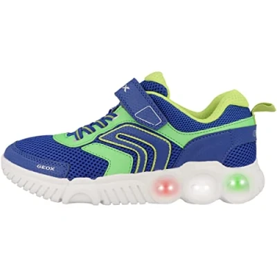 Afbeelding van Geox J Wroom Boy, sneakers voor jongens, Royal Lime