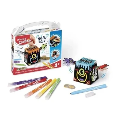 Image de Coffret Mini Maped Coloriage velours Tirelire