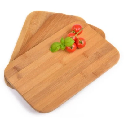 Afbeelding van GRAEWE ® Snijplank, bamboe, 23 x 15 1 cm, 3 stuks, voor een goed ontbijt