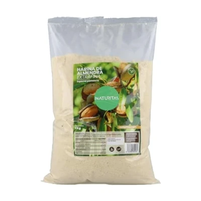 Image de Farine d&#039;amande extra fine 1 kg Naturitas Essentials Idéal pour pâtisserie Vegan céto Amande naturelle 100 % sans gluten conservateurs ni additifs