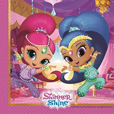 Afbeelding van Shimmer And Shine Servetten 33cm 20st