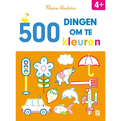 Afbeelding van Uitgeverij ballon kleurboek 500 dingen om te kleuren 4+