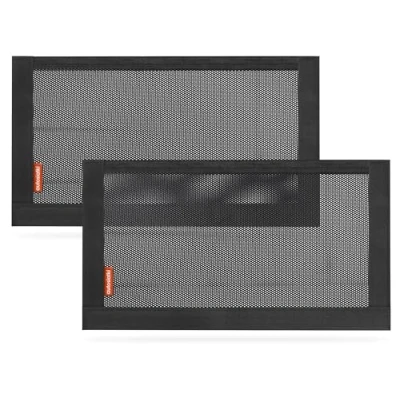 Afbeelding van TrunkExpert Nano Mesh Bag met klittenbandsluiting, universele tas, 40 cm x 20 cm, organizer voor auto, mesh, tas sterke klittenbandstrips, koffer, bagage, net, 2 stuks