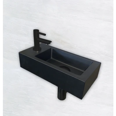 Afbeelding van Wiesbaden One Pack Mini Rhea links fontein 360x180x90 mat zwart