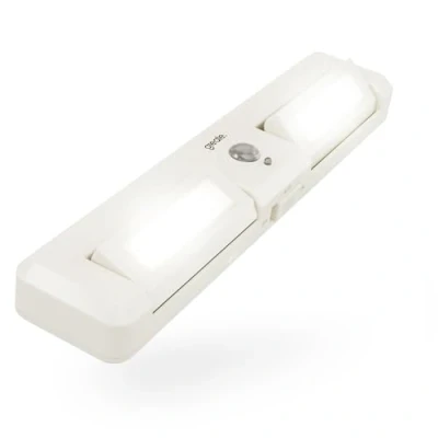 Afbeelding van greate. led lichtstrip met bewegingsmelder voor binnen, werkt op batterijen, kastverlichting en instelbare lichtstraling kast, trap enz