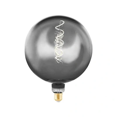 Afbeelding van Żarówka LED Eglo 110095 G200 E27 / 4 W 40 lm 2200 K czarny/dymny