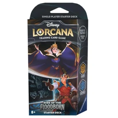 Image de Carte a Collectionner Disney Lorcana: Rise of the Floodborn TCG Starter Deck Amber &amp; Sapphire Ravensburger