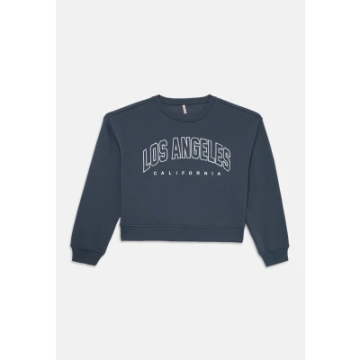 Afbeelding van ONLY KOGSWEAT LIFE LS CREW OVZ STAT SWT NOOS Meisjes Trui Ombre Blue Los Angeles California