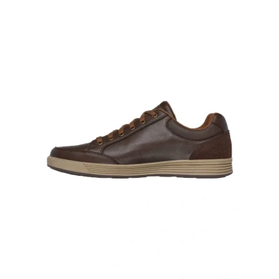 Afbeelding van Skechers Sparkman Sneakers laag, Heren, Maat: 43, Dark brown Kunststof