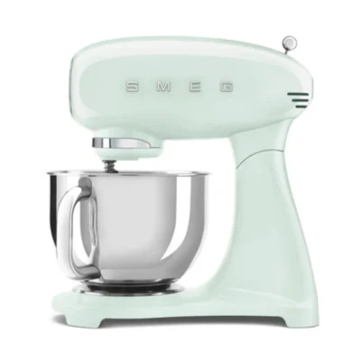 Afbeelding van Smeg SMF03PGEU Keukenmachine inox mengkom volume 4,8 liter pastelgroen