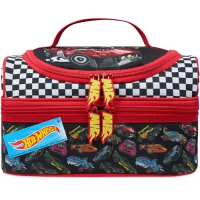 Afbeelding van Get Trend Hot Wheels Geïsoleerde lunchtas voor kinderen met dubbele verdiepingen school, picknick (hete wielen)