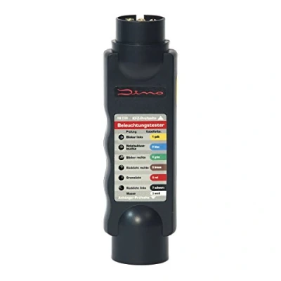 Afbeelding van DINO 130081 Verlichtingstester voor aanhanger stopcontact en stekker 12 V