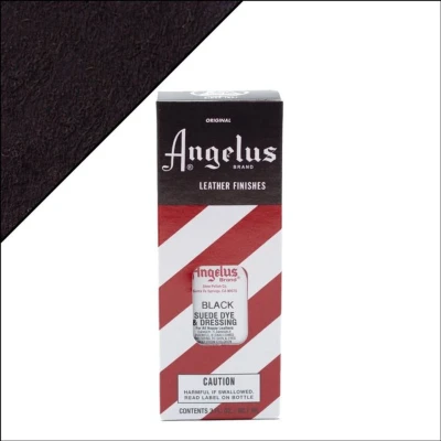 Afbeelding van Angelus suède Dye Indringverf voor stoffen 90 ml Zwart