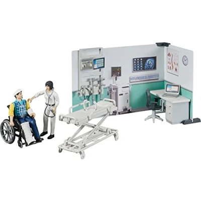 Afbeelding van Poste de santé avec figurines et accessoires Bruder, 1:16