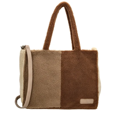 Afbeelding van Zebra Trends Teddy Denise Shopper brown Damestas