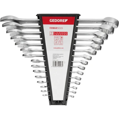 Afbeelding van Gedore RED 3300993 R09105015 Ring steeksleutelset 15 delig