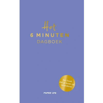 Afbeelding van Het 6 minuten dagboek paarse editie