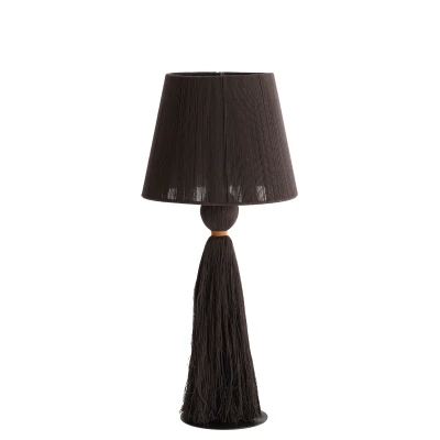 Afbeelding van Light &amp; Living Tafellamp ESPINO Ø31x58cm Bruin