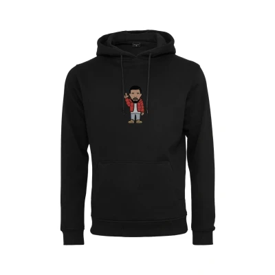 Afbeelding van Mister Tee Kanada Sketch Hoodie, Heren, Maat: XS, Black