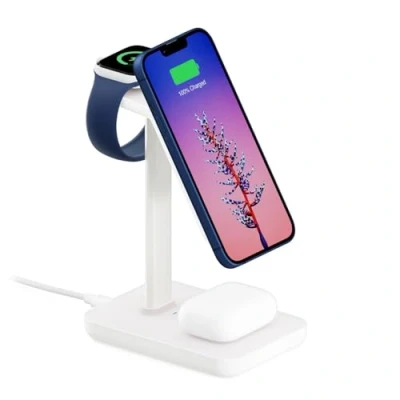 Afbeelding van Twelve South HiRise 3 Wireless Charging Stand white 12 2146