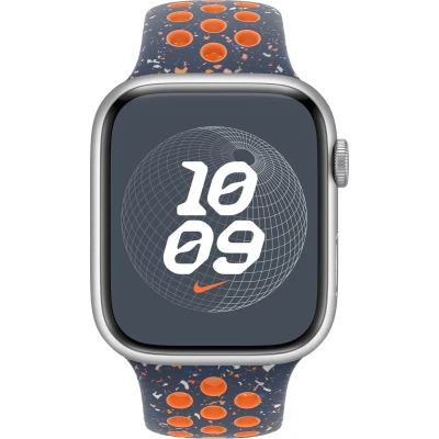 Afbeelding van Apple Watch Blue Flame Nike Sport Band 41mm M/L