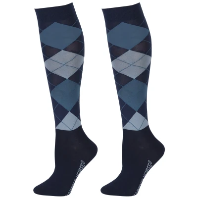 Image de Harry&#039;s Horse Chaussettes d&#039;Équitation Arygle MarinVendu par Agradi