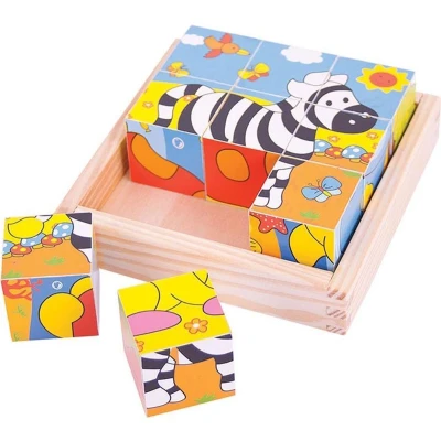 Afbeelding van Bigjigs Safari Blokpuzzel