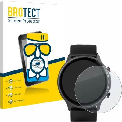 Afbeelding van BROTECT Screenprotector voor Hama Fit Watch 6910 Folie Beschermfolie Beschermglas matte