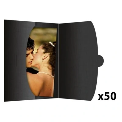 Image de 1x50 Daiber protège cahier jusque 15x20 noir