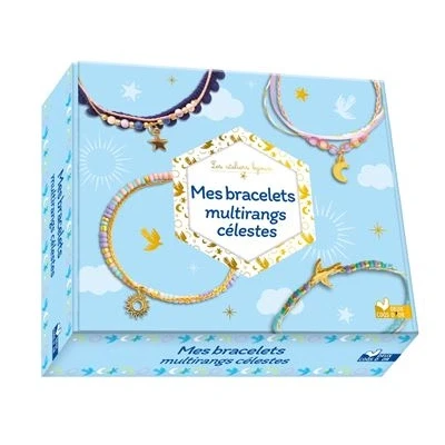 Image de Mes bracelets multirangs célestes coffret avec accessoires