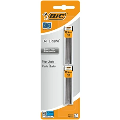 Image de mines Criterium® Diamètre 0,5 Mm HB Blister de 2 Etuis