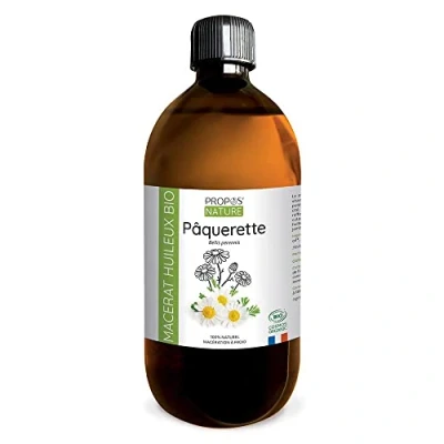 Image de Macérat de Pâquerettes Bio Bellis perennis flower 100% naturel Origine France 500ml PROPOS&#039;NATURE