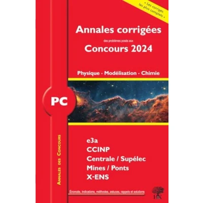 Afbeelding van ANNALES E3A CCINP PC PHYSIQUE MODELISATION ET CHIMIE