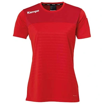 Afbeelding van Kempa Emotion 2.0 Shirt Korte Mouw Dames Rood Chili Maat L