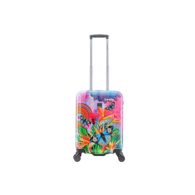 Afbeelding van Saxoline Harde Koffer / Trolley Reiskoffer 67 cm (Medium) Butterfly Nature