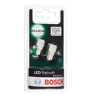 Afbeelding van BOSCH 1 987 301 505 Gloeilamp 12 W5W 6000 VOLKSWAGEN: Golf 6, Crafter Van, 7, MERCEDES BENZ: C Class Saloon, S CLA Coupe