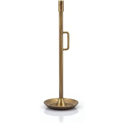 Afbeelding van Furnilux kandelaar Wick goud small 16 x 50 cm