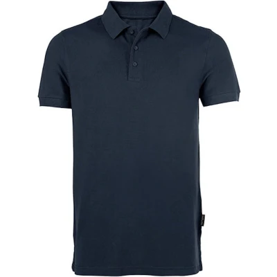 Afbeelding van Men&#039;s Heavy Polo met korte mouwen Navy XL