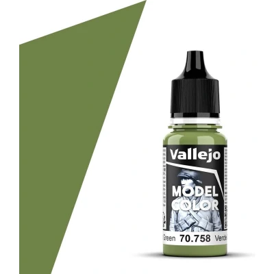 Afbeelding van Vallejo 70758 Model Color Bright Green Acryl 18ml Verf flesje