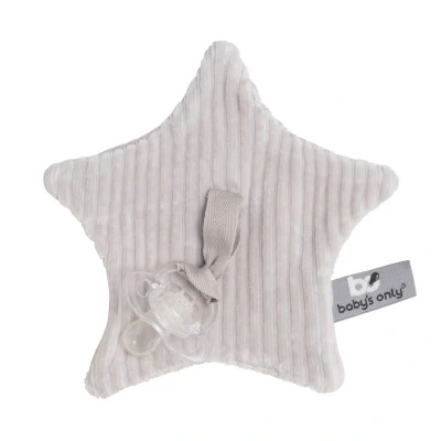 Afbeelding van Baby&#039;s Only Speendoekje Sense Ster Kiezelgrijs