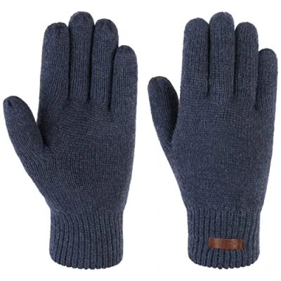 Afbeelding van Barts JongensMeisjes Haakon handschoenen met fleecevoering in de kleur Blauw, maat: 6 8 jaar