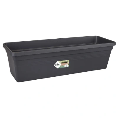 Afbeelding van Elho Balkonbak Green Basics Zwart Plantenbak 79x17x14 cm