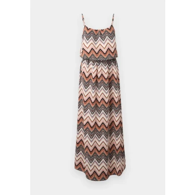Afbeelding van ONLY Onlwinner Dress Maxijurk, Dames, Maat: 42, Cloud dancer/arabian zigzag