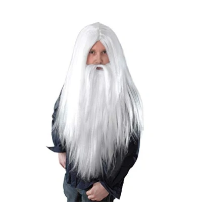 Afbeelding van Bristol Novelty bw660 pruik met lange baard, Eén maat