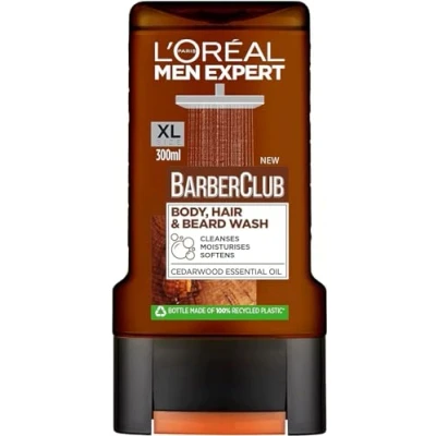 Afbeelding van Men Expert Barber Club Body, Hair &amp; Beard Wash Shampoo For Beard, And Body 300ml
