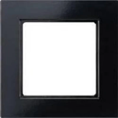 Afbeelding van JUNG AFDEKRAAM 1V ZWART 9005 AC581SW