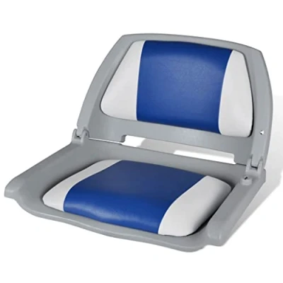 Afbeelding van Bootstoelen 2 St Inklapbare Rugleuning 41X51X48 Cm Grijs