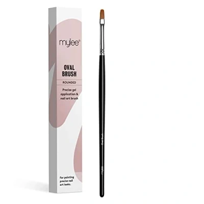 Afbeelding van Mylee Pinceau ovale pour l&#039;application de vernis à ongles et gel. Outil manucure qualité professionnelle Idéal une utilisation domicile ou en salon